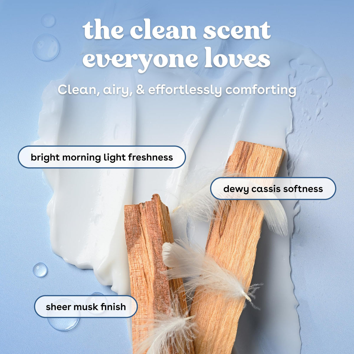 eos Fresh & Cozy lotion texture close-up showing creamy lightweight finish and quick absorption