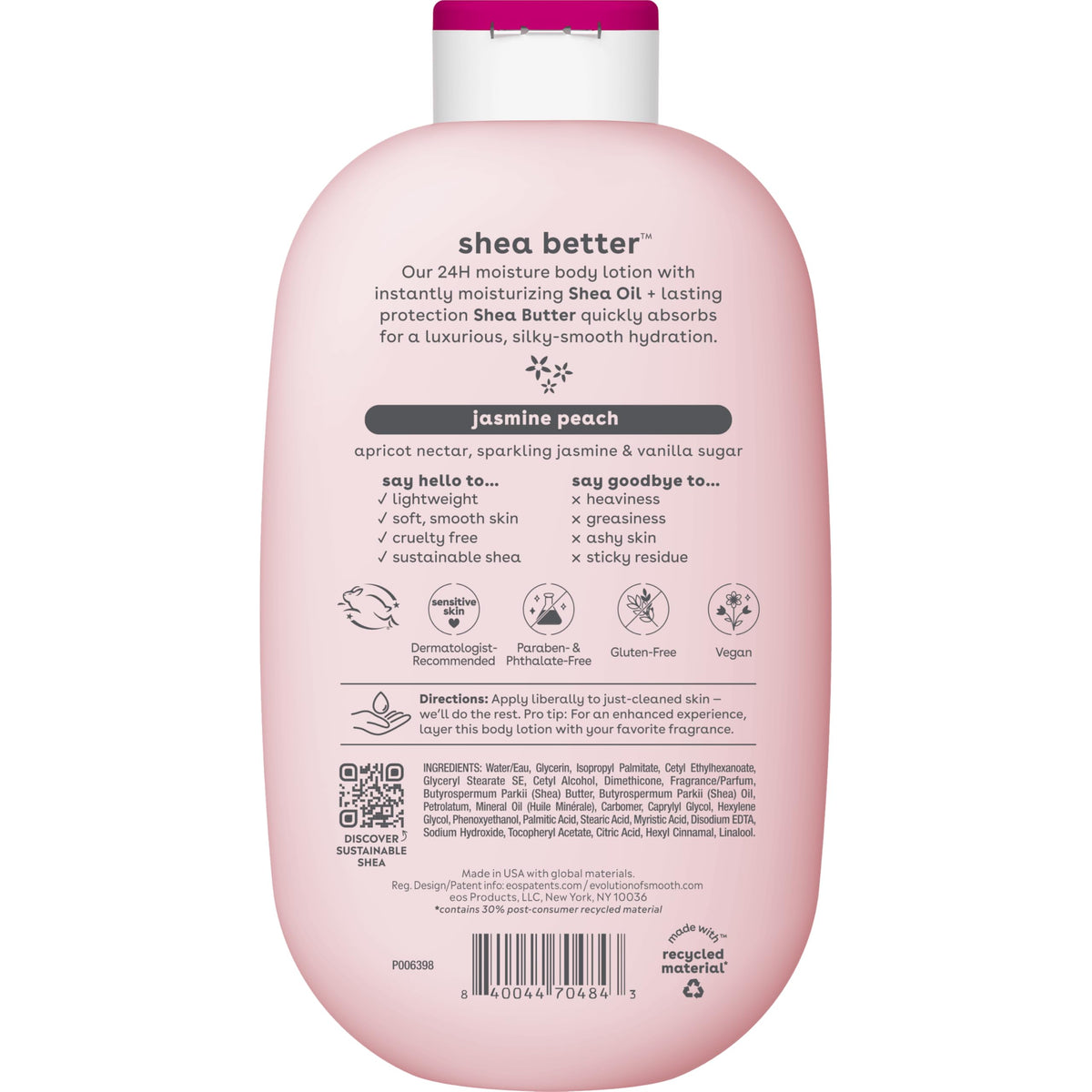 eos bottle on bathroom vanity styled to show daily routine and freshness benefit