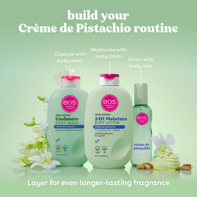 eos bottle on bathroom vanity evoking daily skincare routine