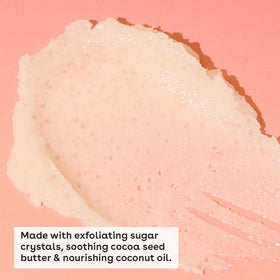 eos marshmallow fluff super balm twist-up tube highlighting smooth application