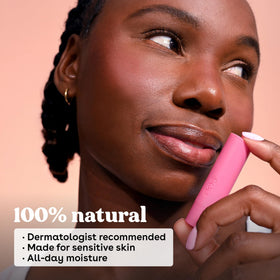 eos single Raspberry Kiwi Splash stick front view showing flavor label and benefit