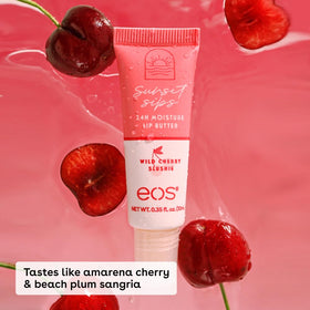 eos texture closeup revealing creamy balm finish and long-lasting moisture benefit
