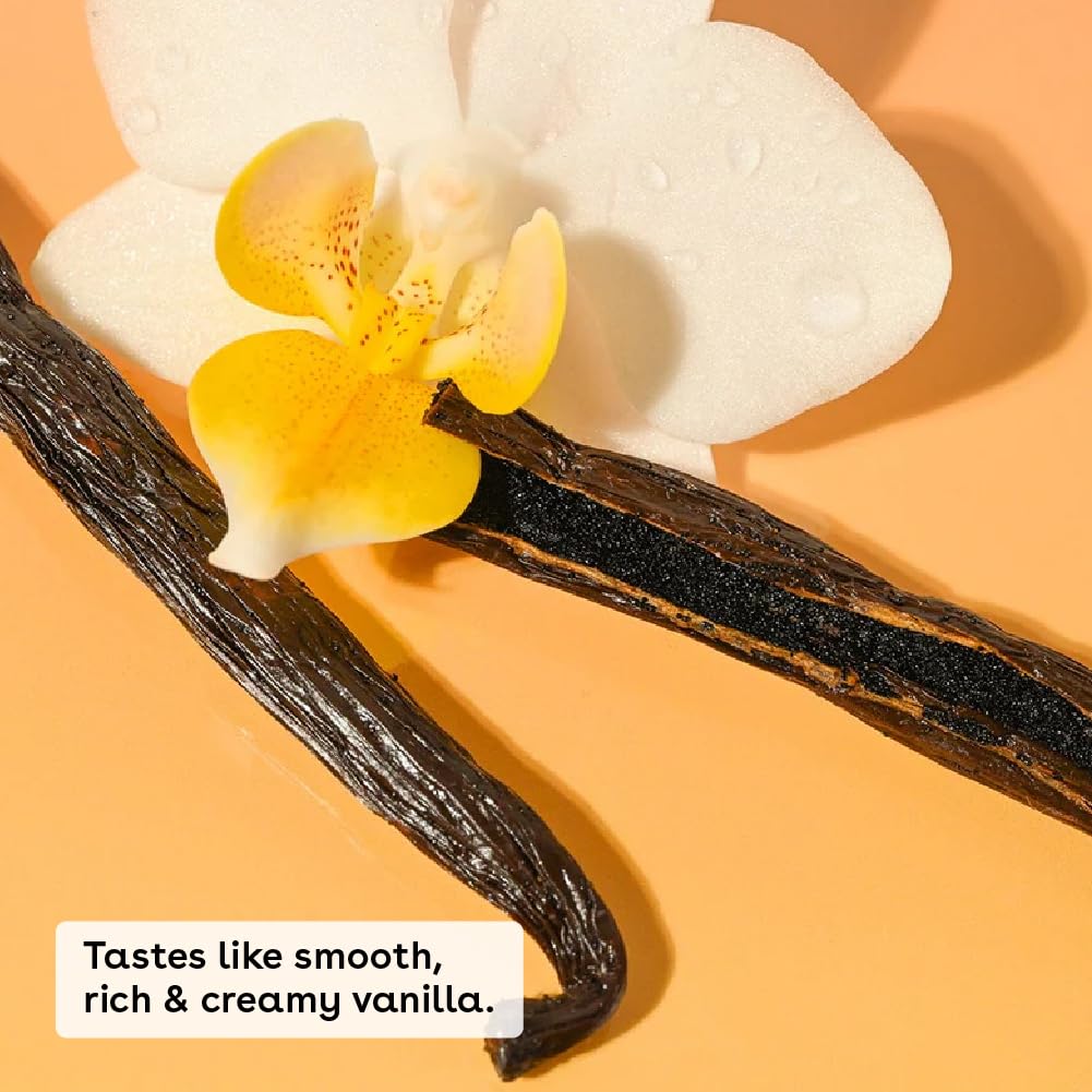 eos vanilla bean open texture close-up showing creamy balm for smooth lips