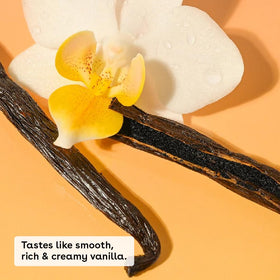 eos vanilla bean open texture close-up showing creamy balm for smooth lips