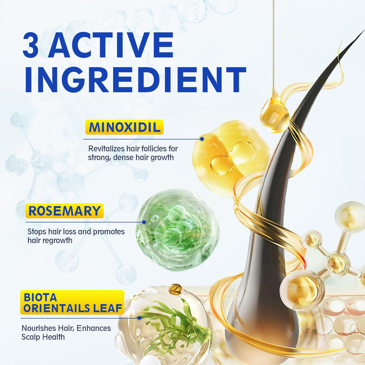 Eozier serum texture on hand highlighting lightweight, non-greasy feel