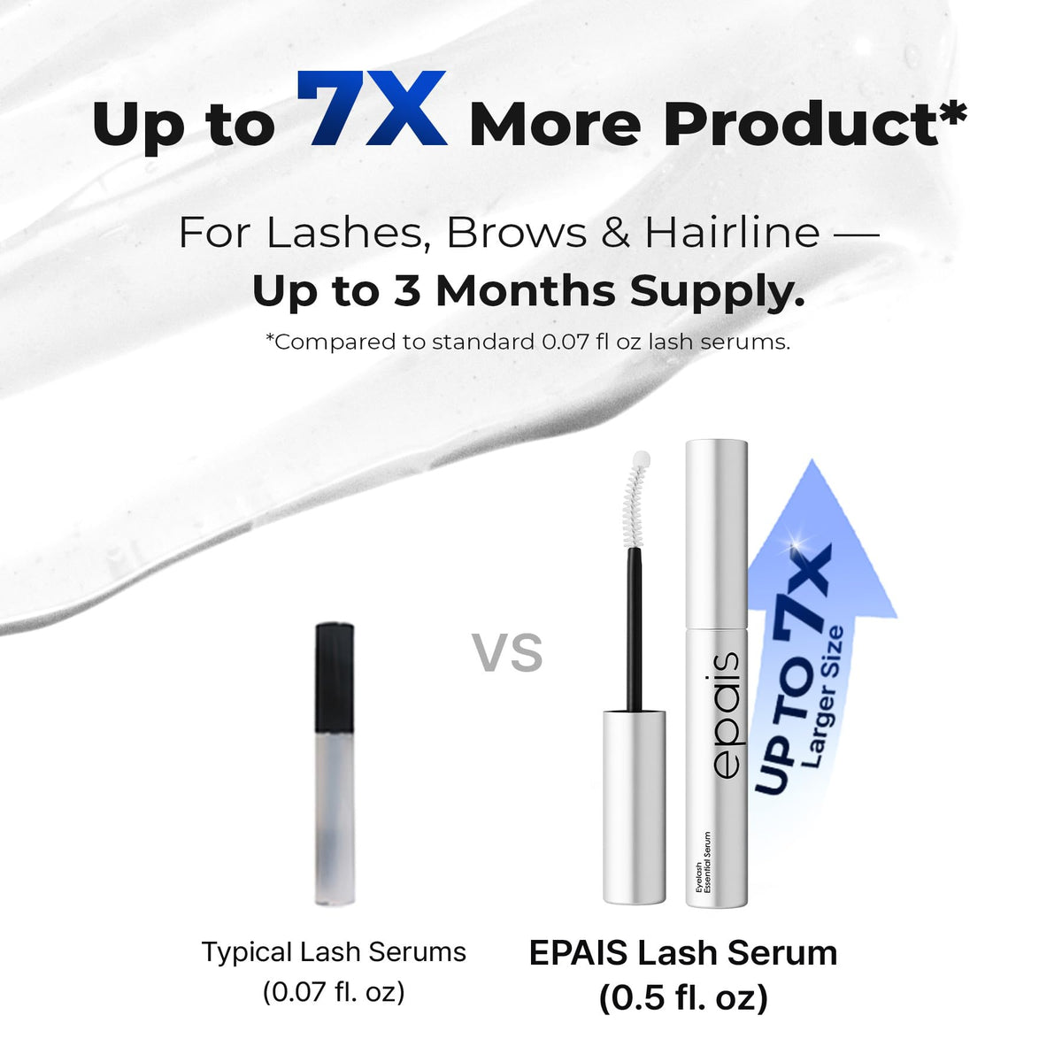 EPAIS curved brush coating lashes evenly for fuller-looking results