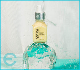 epicuren DISCOVERY label close shot showing ingredients and natural-botanical benefit