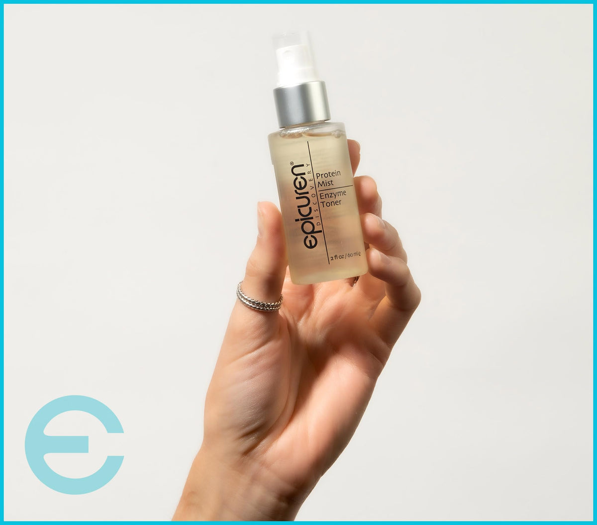 epicuren discovery mist texture close-up demonstrating lightweight non-greasy finish