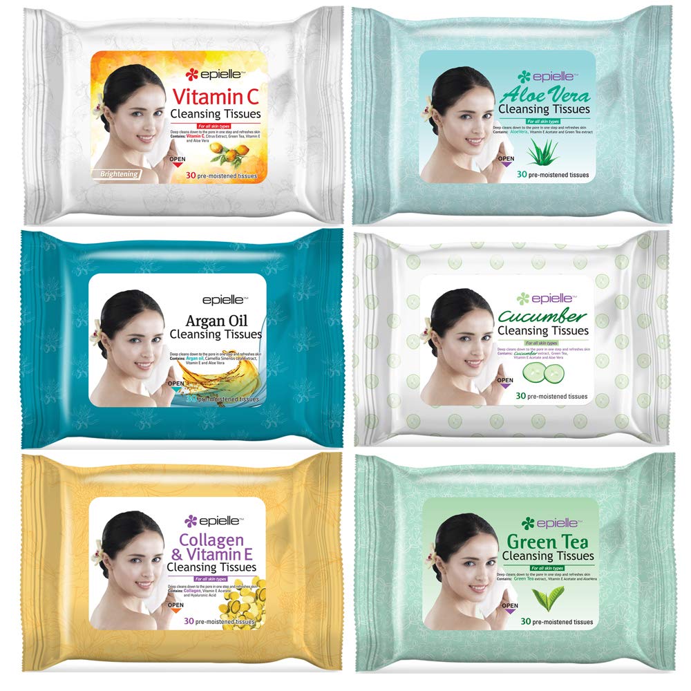 Epielle front packaging showing 30-count wipes and branding for easy identification