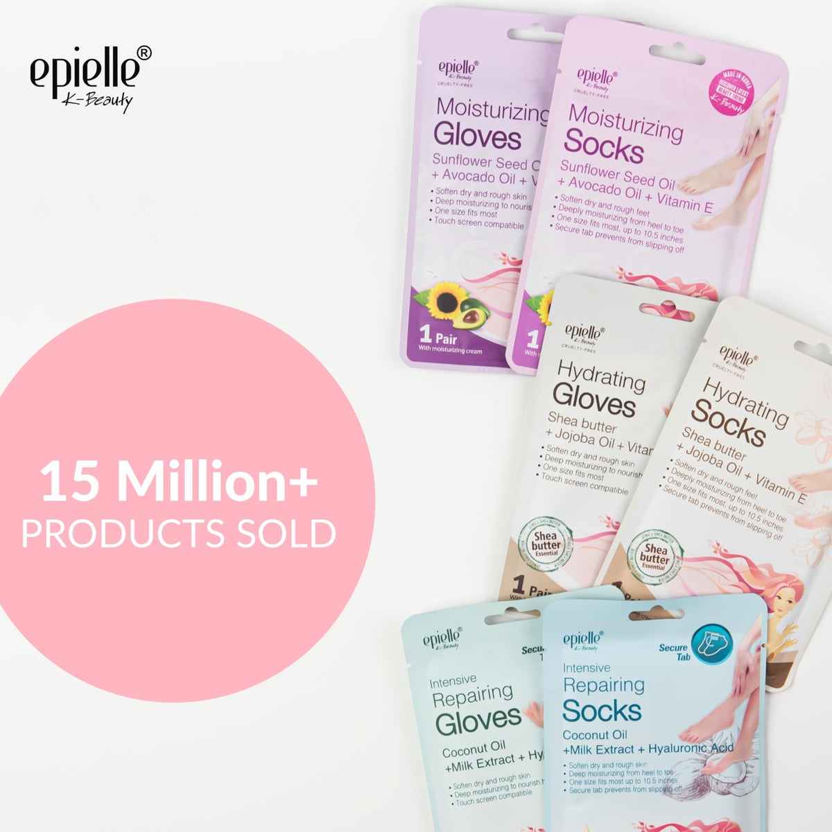 Epielle glove close-up with visible serum for deep hydration