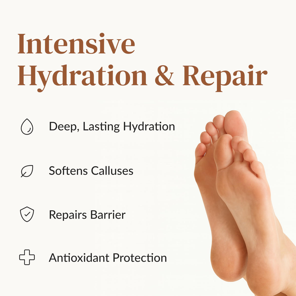 Epielle glove on hand in use demonstrating softening benefits and convenience