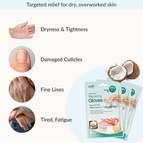 Epielle gloves worn during treatment demonstrating comfortable, hands-on use