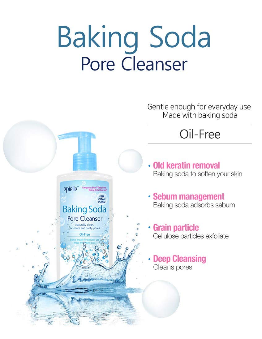Epielle lather on hand illustrating soft foam that removes oil effectively