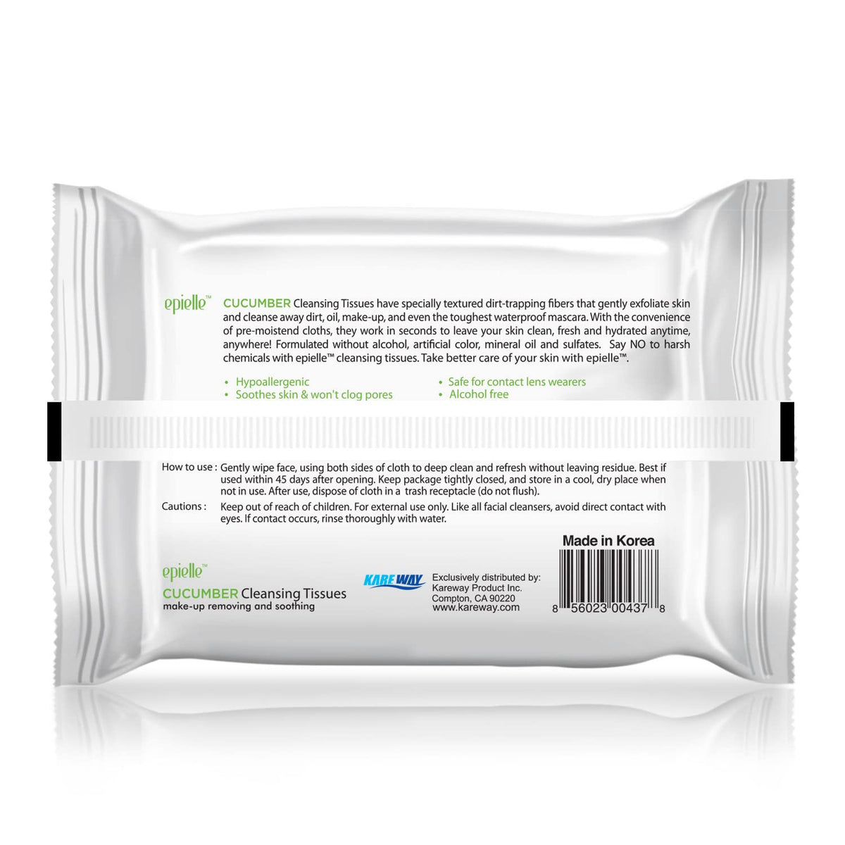 epielle pack on nightstand bathroom scene indicating bedside cleansing and hydration
