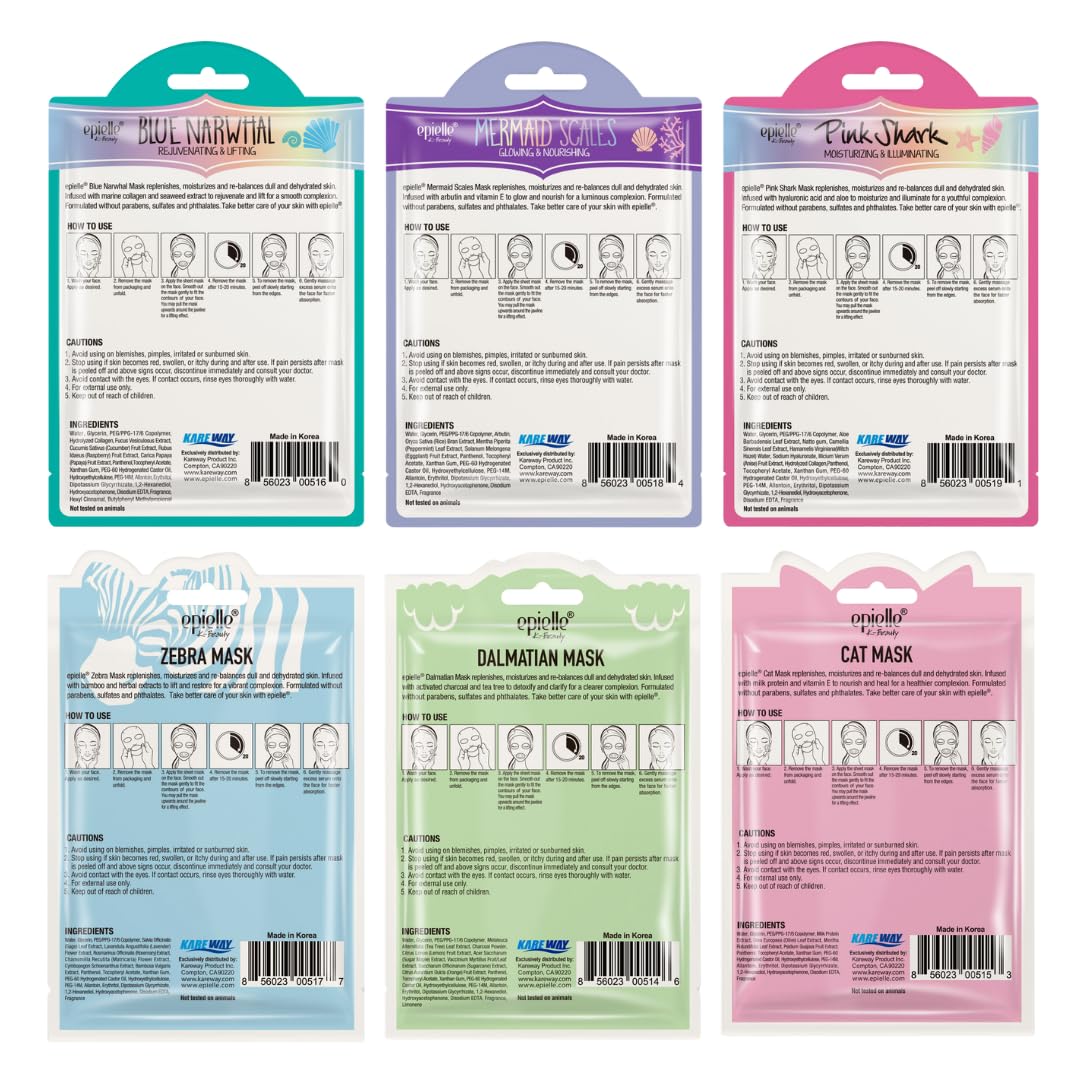 Epielle masks arranged as party favors demonstrating fun gifting potential