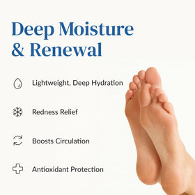 Epielle sock interior texture illustrating infused moisturizing formula