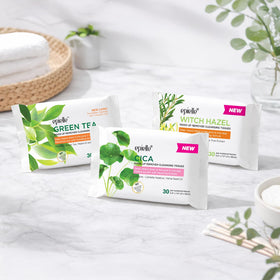 Epielle wipes inside gym bag for on-the-go refresh and convenience