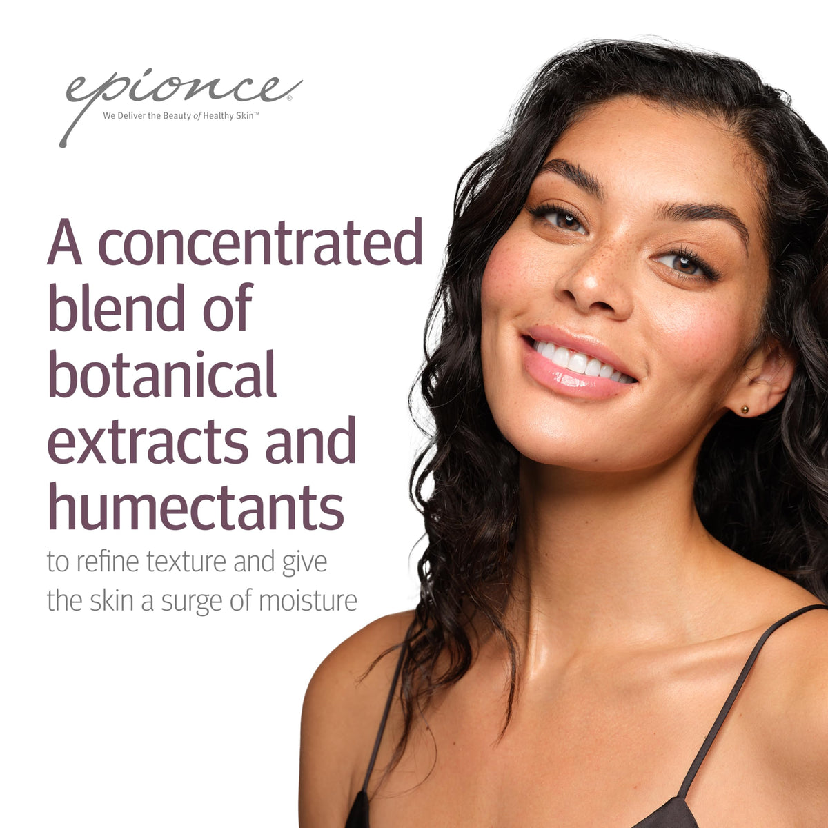 Epionce on bathroom shelf in lifestyle setting promoting daily routine harmony
