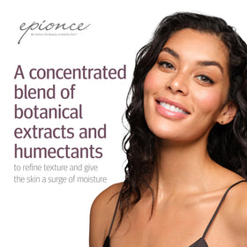 Epionce on bathroom shelf in lifestyle setting promoting daily routine harmony