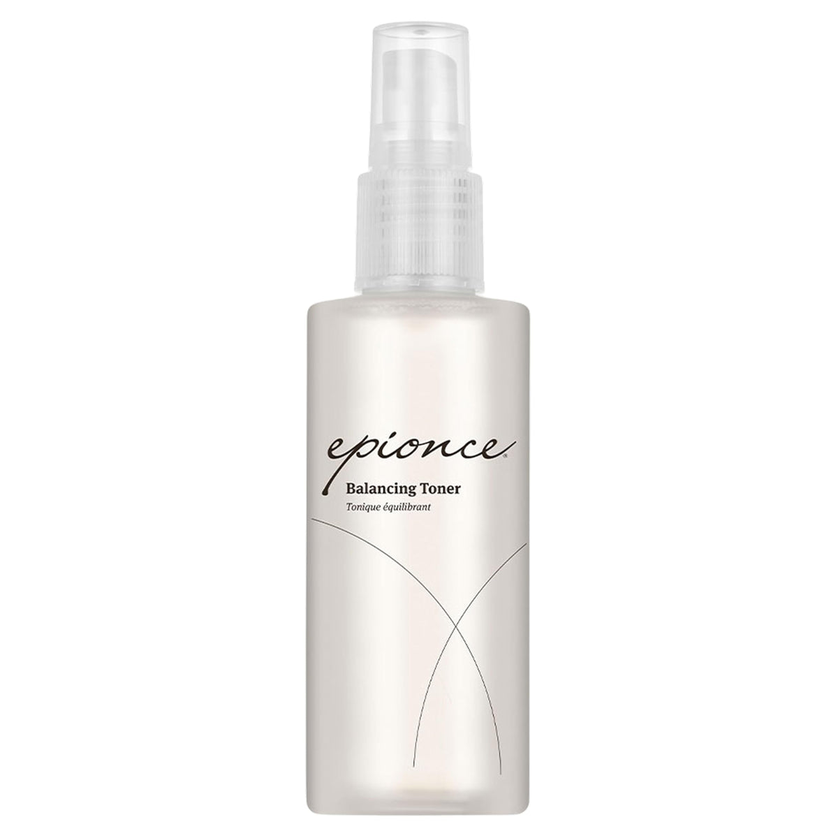 Epionce front packaging showing balanced toner, gentle cleansing benefit