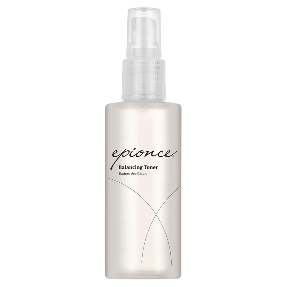Epionce front packaging showing balanced toner, gentle cleansing benefit