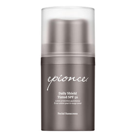 Epionce tube front showing SPF 50 and tinted finish benefit