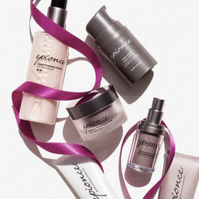 Epionce gentle foaming cleanser lifestyle sink shot staged to show daily use and hydrating benefit