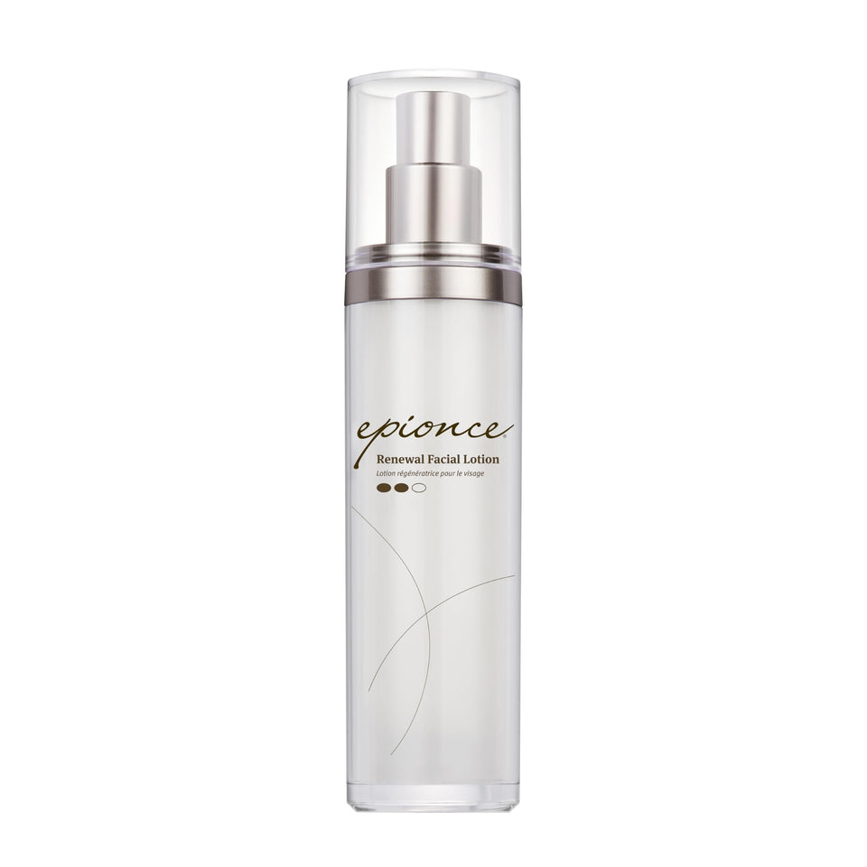 Epionce front packaging showing clean clinical branding and lightweight feel