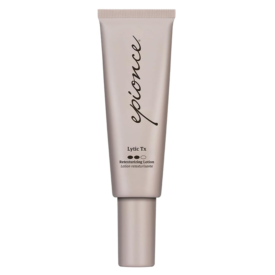 Epionce Lytic Tx front packaging showing product benefits