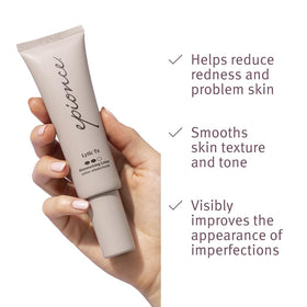 Epionce Lytic Tx silky texture close-up moistures skin