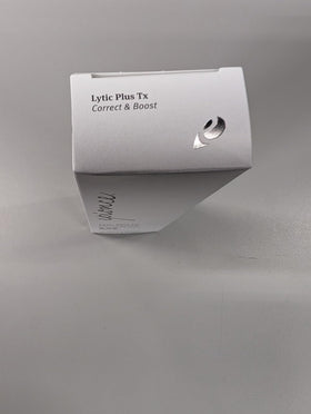 Epionce Lytic Tx size comparison with credit card to convey compact travel-friendly benefit