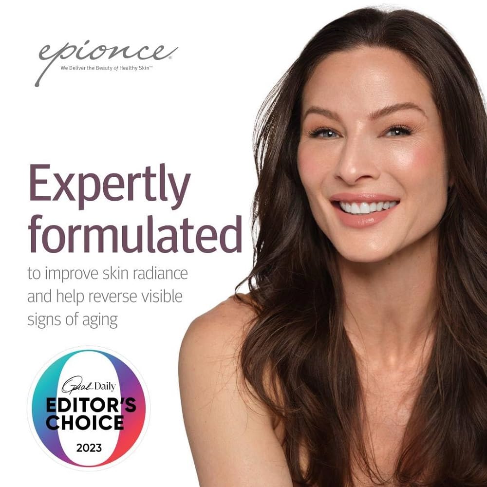 Epionce on bathroom shelf lifestyle suggests daily use and routine convenience