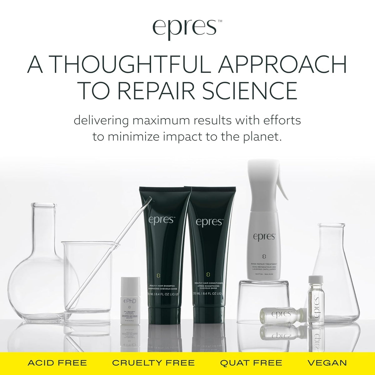 epres ePhD lifestyle manicure setting showing polished finish and durable results