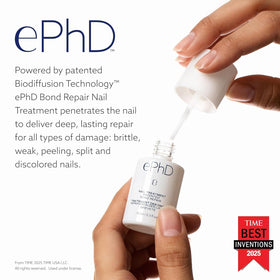 epres ePhD open cap brush detail displaying applicator for precise, easy use