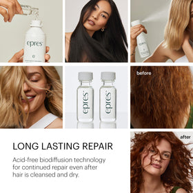 epres mixed solution texture in hand highlighting lightweight, non-greasy finish
