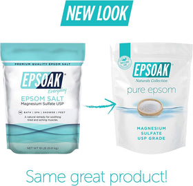 Epsoak in a bathtub scene showing relaxed bath setup and easy use at home