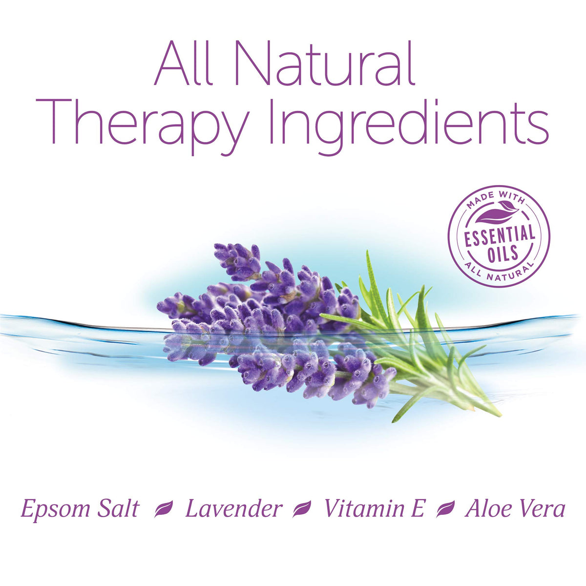 Epsoak in foot tub showing relaxed feet and simple at-home care