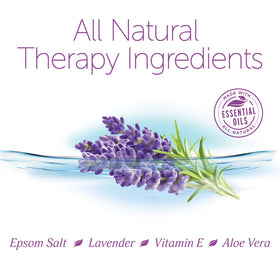 Epsoak in foot tub showing relaxed feet and simple at-home care