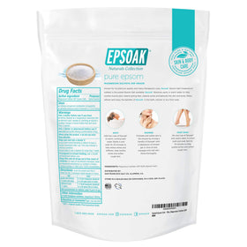 Epsoak resealable zipper closeup demonstrating easy storage and moisture protection