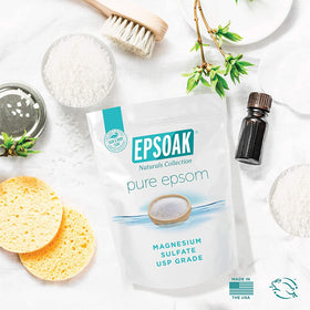 Resealable zipper detail on Epsoak bag showing secure storage and moisture protection