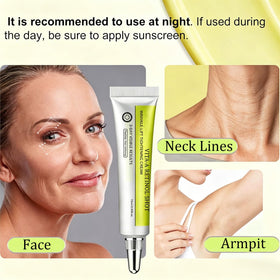 Eqimznv before and after around eyes demonstrating smoothing