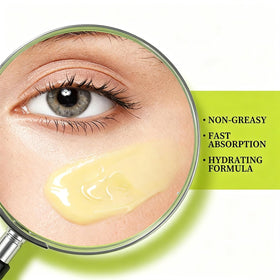 Eqimznv tube in hand to show compact travel-friendly size