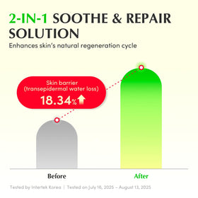 EQQUALBERRY aloe leaf with serum emphasizing soothing, cooling action