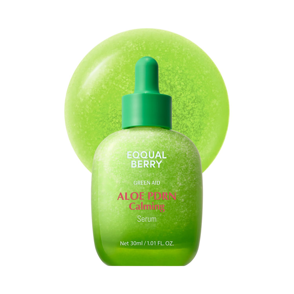 EQQUALBERRY front bottle showing sleek packaging and calming benefit