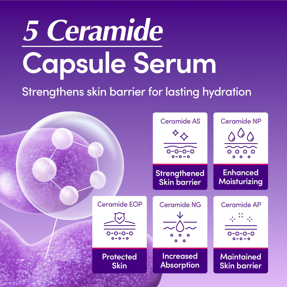 EQQUALBERRY drop of serum on hand demonstrating quick absorption and hydration