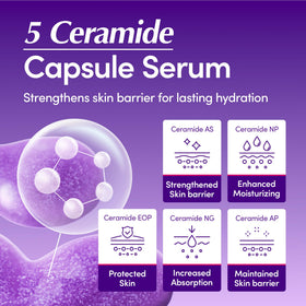 EQQUALBERRY drop of serum on hand demonstrating quick absorption and hydration