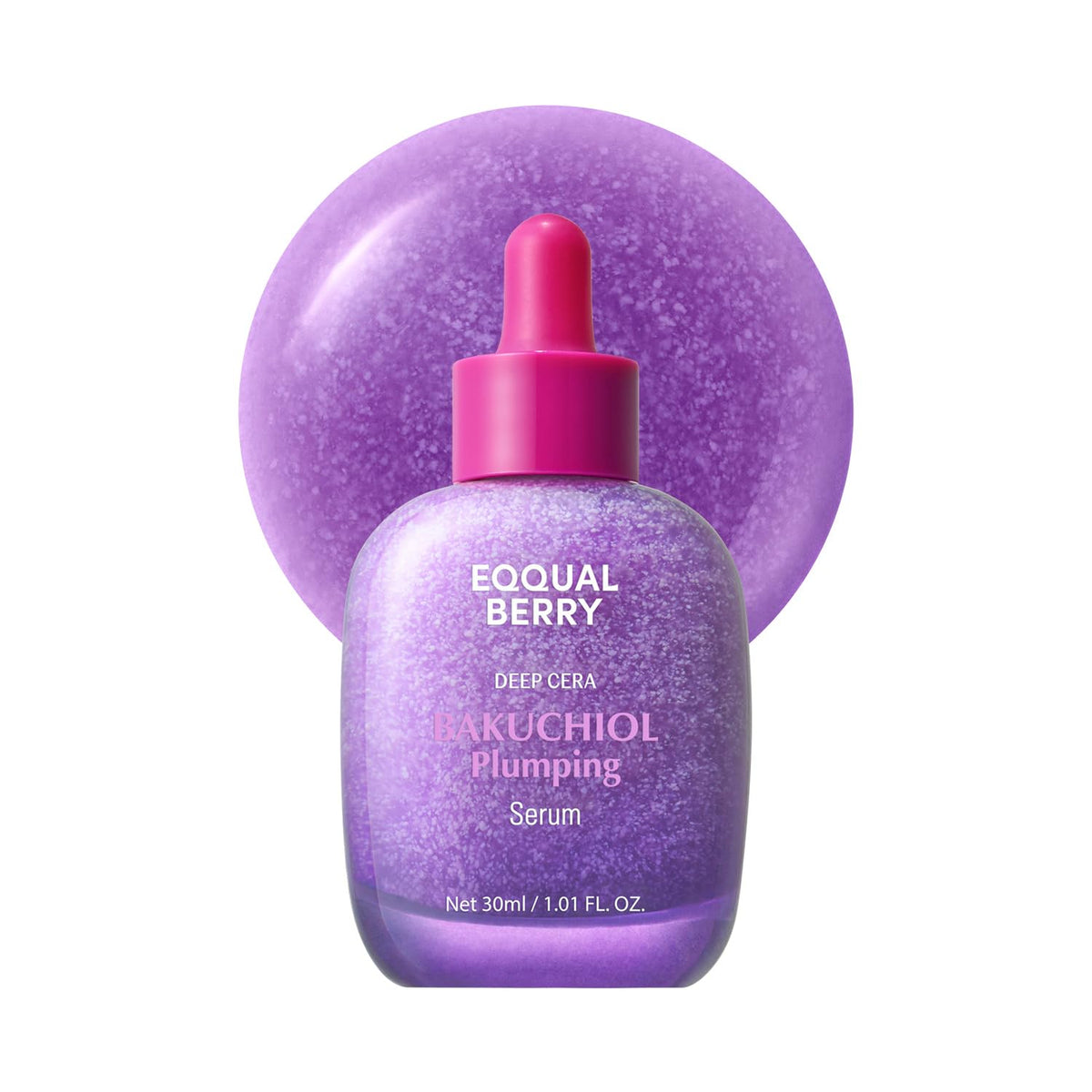 EQQUALBERRY front bottle view showing label and sleek packaging for easy recognition