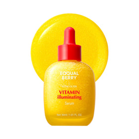 EQQUALBERRY front bottle showing clean packaging and glow benefit