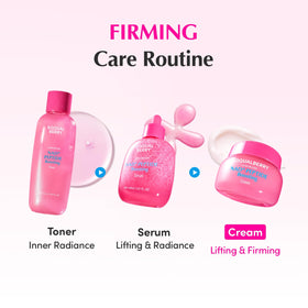 EQQUALBERRY cream staged in bathroom routine to show daily use benefit