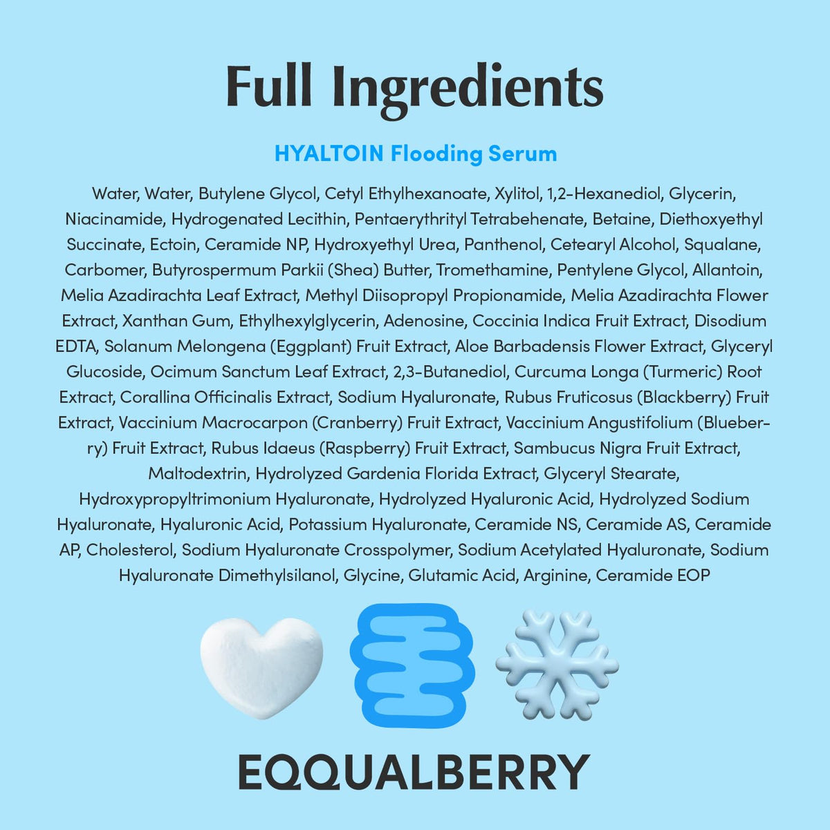 EQQUALBERRY in bathroom routine setting illustrating daily cooling and calming use